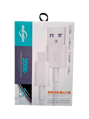 CABLE TYPE C A USB NVS 221 5A 2MT