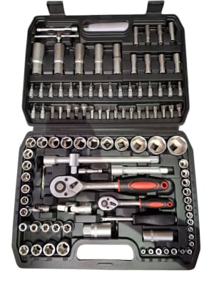 Caja de Herramientas 108 Piezas - Set Completo de Dados
