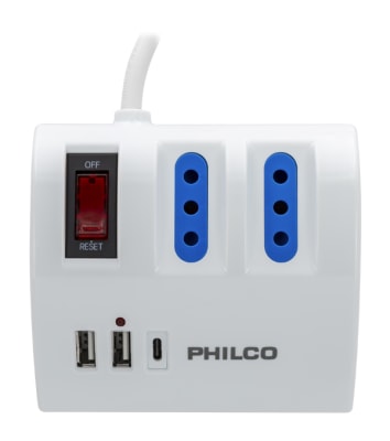 EXTENSION USB TIPO C 3 POS 2044B PHILCO