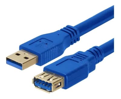 CABLE DE EXTENSION PASIVO USB 3.0 A-A 1.8 METROS M/H GOLD