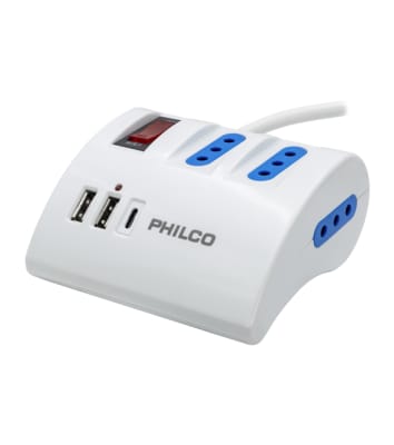 EXTENSION USB TIPO C 3 POS 2044B PHILCO