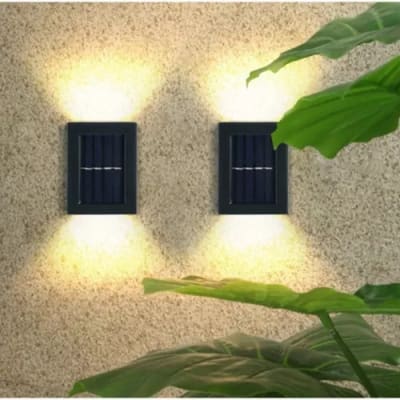 Luces Solares Patio Jardín Para Escaleras Y Muros