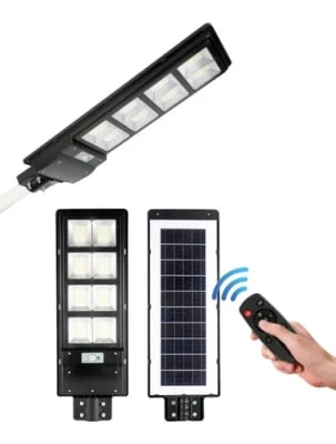 FOCO SOLAR 336 LED PARA POSTE 240W 8 PLACA PVC