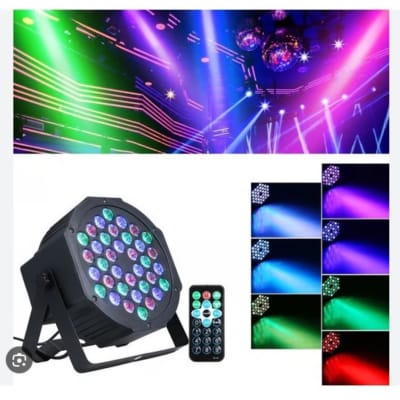 LED CON 36X0.75W LUCES DE COLOR PARA DISCOTECA