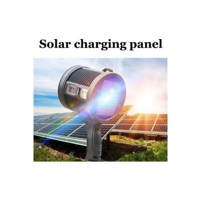 FOCO BUSCA CAMINO LED SOLAR 1+30 LED RECARGABLE