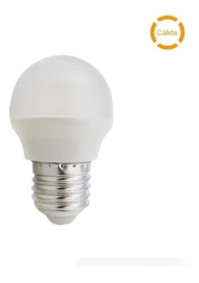 AMPOLLETA WELLMAX G45 6W WW E-27 LUZ CALIDA