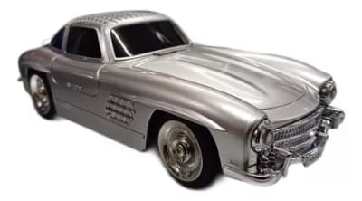 PARLANTE AUTO 300 SL PORTATIL CON ENTRADA BT/SD/USB/FM/ SILVER AP02107S