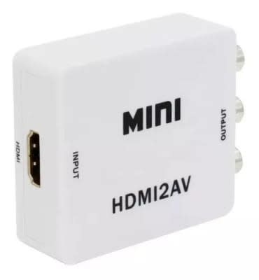 Adaptador Hdmi a AV Convertidor HDMI a 3 RCA HDMI2AV