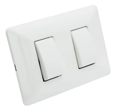 INTERRUPTOR PARA MURO DOBLE 250V 10A 