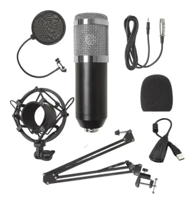 KIT MICROFONO 3 EN 1 HOME STUDIO AUDIOPRO 