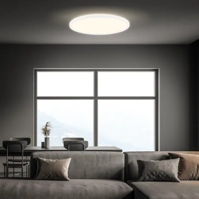 LAMPARA DE CIELO ELEGANT 30W MARCO BLANCO