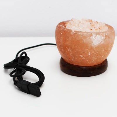 LAMPARA DE SAL DEL HIMALAYA BOWL USB
