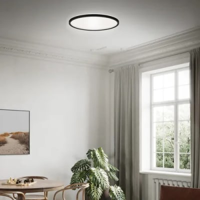 LAMPARA DE CIELO ELEGANT 63W MARCO NEGRO
