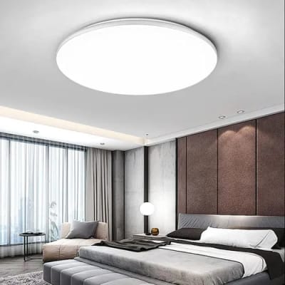 LAMPARA DE CIELO ELEGANT 63W MARCO BLANCO