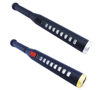 LINTERNA 1 LED Y 8 LED RECARGABLE MICRO-USB