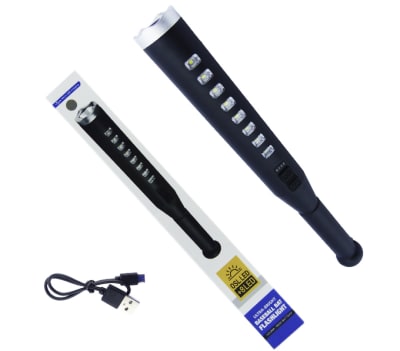 LINTERNA 1 LED Y 8 LED RECARGABLE MICRO-USB