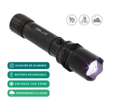 LINTERNA TACTICA CREE DE 800 LUMENES GRAN POTENCIA