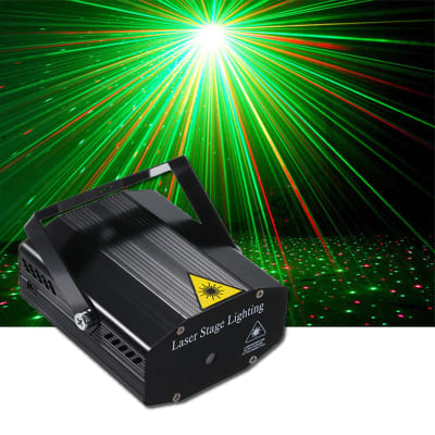 LUZ LASER STAGE 12 DISEÑOS MIC MUSIC MLAB
