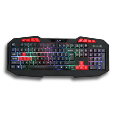 TECLADO 3DFX GAMER WARLOCK 2 MULTIMEDIA