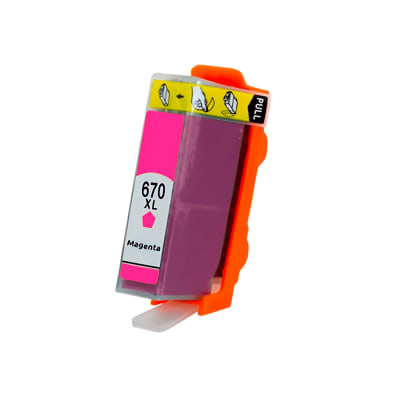 CARTUCHO COMPATIBLE PARA HP 670XL MAGENTA