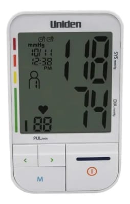 MEDIDOR PRESION ARTERIAL DIGITAL UNIDEN