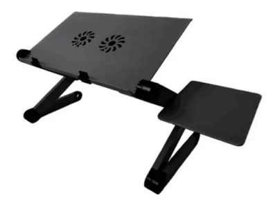 VENTILADOR CON MESA DOS VENTILADORES CON PAD MOUSE