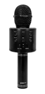 KARAOKE MICROPHONE BLUETOOTH NEGRO