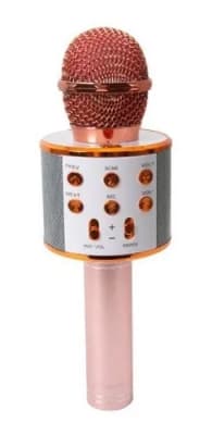 KARAOKE MICROPHONE BLUETOOTH ROSADO