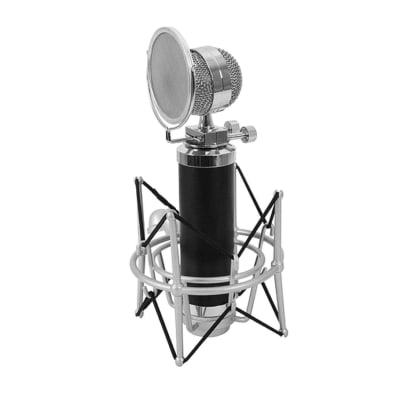 KIT MICROFONO DE ESTUDIO CON SOPORTE ANTI-VIBRACION ARAÑA PHILCO NOISE REDUCTION