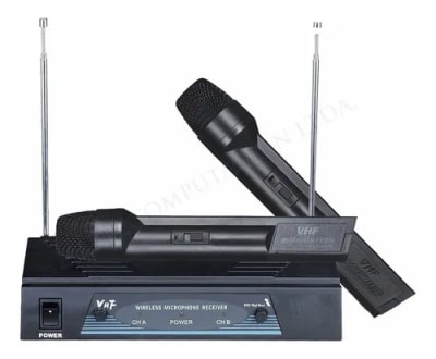 MICROFONO PHILCO VHF DUAL INALAMBRICO WM-787