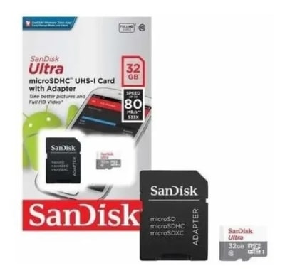 MEMORIA MICRO SD 32GB SANDISK CLASE 10 MEMORIA MICRO SD 32GB SANDISK CLASE 10