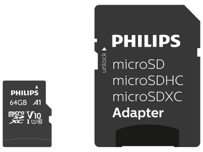 MICROSD 64GB PHILIPS CLASS 10