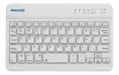 MINI TECLADO BLUETOOTH 10 PLG B-1001 PHILCO MINI TECLADO BLUETOOTH 10 PLG B-1001 PHILCO