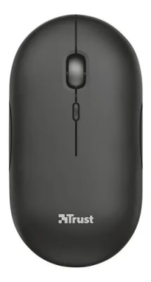 TRUST PUCK WIRELESS MOUSE RECHARGEABLE BY USB-C BLACK TRUST PUCK WIRELESS MOUSE RECHARGEABLE BY USB-C BLACK