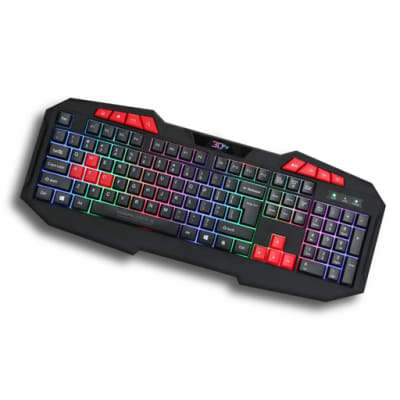 TECLADO 3DFX GAMER WARLOCK 2 MULTIMEDIA