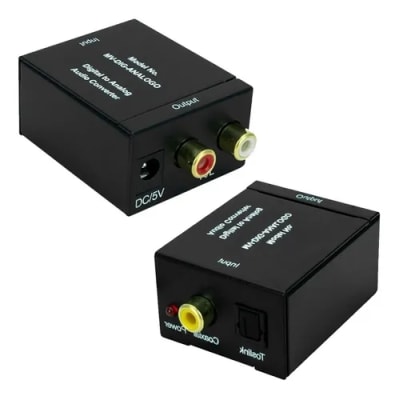 DIGITAL TO ANALOG OPTICO TO RCA CONVERTER
