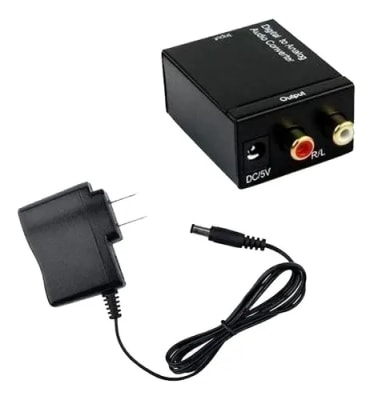 DIGITAL TO ANALOG OPTICO TO RCA CONVERTER