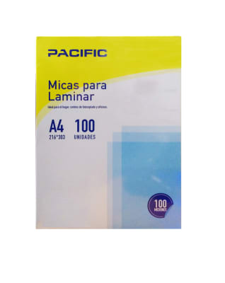 PACK 100 MICAS A4 PARA LAMINAR 216x303
