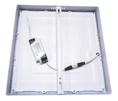PLAFON SOBREPUESTO CUADRADO 18 W LUZ FRIA