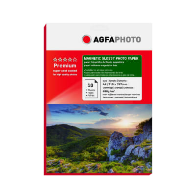 PAPEL MAGNETICO AGFA 10 HOJAS A4 680 GR