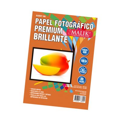 PAPEL GLOSSY 180GR 20 HOJAS A4 PAPEL GLOSSY 180GR 20 HOJAS A4