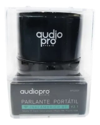 PARLANTE CUBO BLUETOOTH PORTATIL AUDIOPRO NEGRO