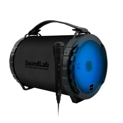 MICROLAB PARLANTE SOUNDLAB BLACK BLUETOOTH CON MICROFONO 8247