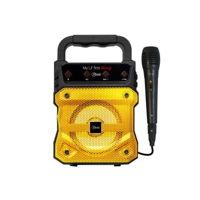 PARLANTE KARAOKE My Lil First Sing C/MIC CABLE AMARILLO PARLANTE KARAOKE My Lil First Sing C/MIC CABLE AMARILLO