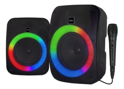PARLANTE KARAOKE GROOVY TWS 2.0 C/CABLE MIC BLACK PARLANTE KARAOKE GROOVY TWS 2.0 C/CABLE MIC BLACK
