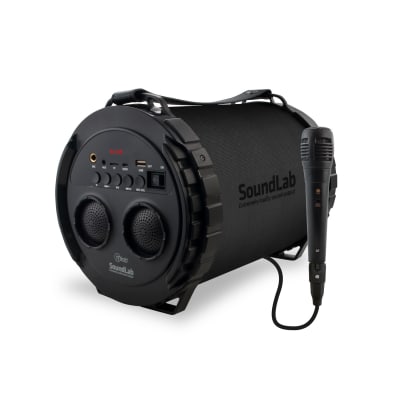 MICROLAB PARLANTE SOUNDLAB BLACK BLUETOOTH CON MICROFONO 8247