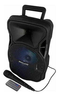 PARLANTE KARAOKE BLUETOOTH 8 PULGADAS PHILCO