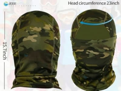 Pasamontañas Militar Balaclava Protección Toda La Cara - Multicolor / Multicolor / Talla única