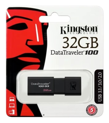 PEN DRIVE 32GB KINGSTON DATA TRAVELER 100 3.0 PEN DRIVE 32GB KINGSTON DATA TRAVELER 100 3.0