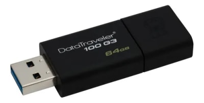 PEN DRIVE 64GB KINGSTON 3.0 DATA TRAVELER 100 PEN DRIVE 64GB KINGSTON 3.0 DATA TRAVELER 100